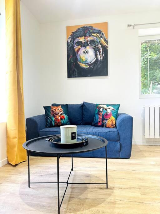 Jungle Appartement Avec Terrasse Laon Bagian luar foto