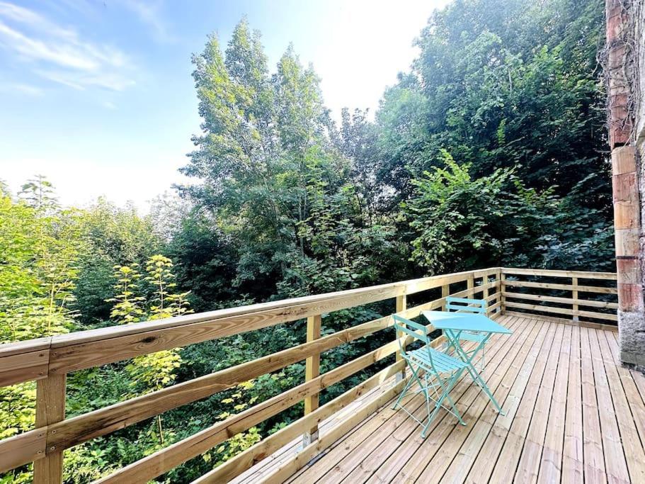 Jungle Appartement Avec Terrasse Laon Bagian luar foto